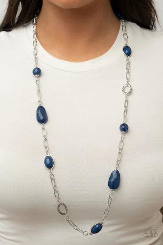 Barcelona Bash - Blue Paparazzi Necklace