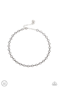 A Frame A Game - Silver Paparazzi Necklace