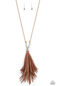 A Clean Sweep - Brown Paparazzi Necklace