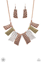 Load image into Gallery viewer, A Fan Of The Tribe - Multi Blockbuster Paparazzi Necklace