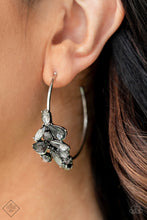 Load image into Gallery viewer, Artic Attitude - Silver Hoop Paparazzi Earrings