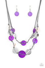 Load image into Gallery viewer, Barefoot Beaches - Purple Paparazzi Necklace