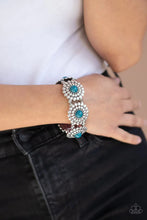 Load image into Gallery viewer, Bountiful Blossoms - Blue Paparazzi Bracelet