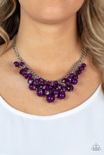 Load image into Gallery viewer, Broadway Bustle - Purple Paparazzi Necklace