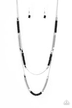 Load image into Gallery viewer, Caviar Chic - Black Paparazzi Necklace