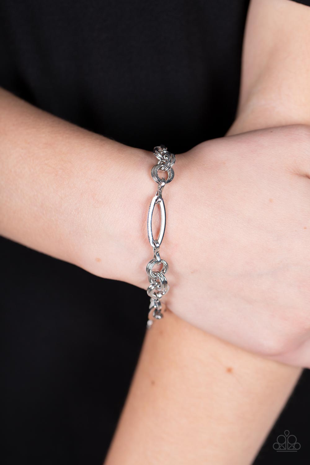 Chic Charmer - Silver Paparazzi Bracelet