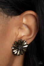 Load image into Gallery viewer, Daisy Dilemma - Brass Paparazzi Earrings