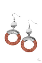 Load image into Gallery viewer, Entrada At Your Own Risk - Brown Paparazzi Earrings