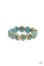 Load image into Gallery viewer, Earthy Entrada - Blue Paparazzi Bracelet