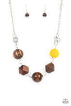 Load image into Gallery viewer, Eco Extravaganza - Yellow Paparazzi Necklace