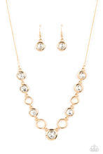 Load image into Gallery viewer, Elegantly Elite - Gold Paparazzi Necklace