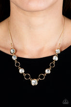 Load image into Gallery viewer, Elegantly Elite - Gold Paparazzi Necklace