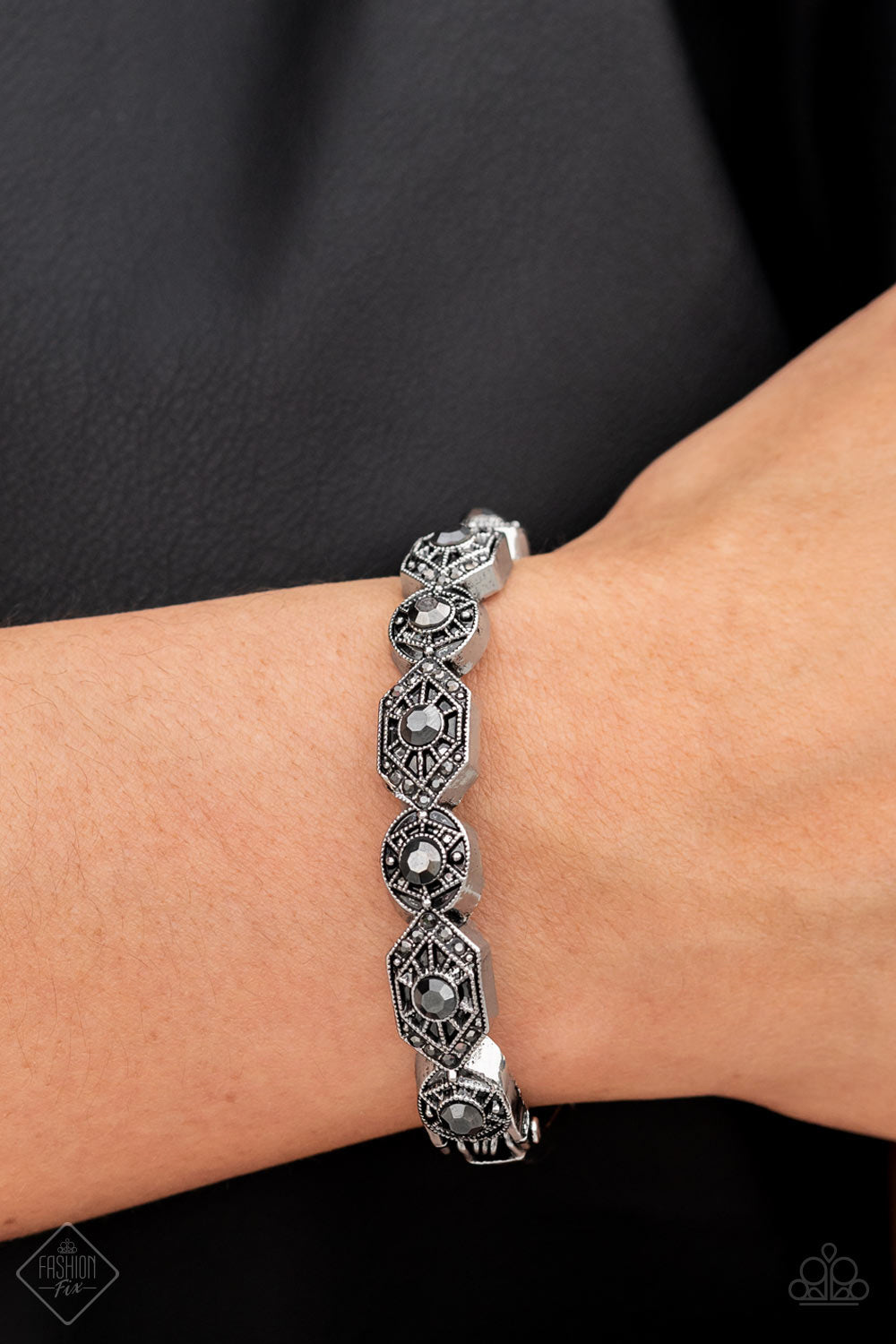 Eye Opening Opulence - Silver Paparazzi Bracelet