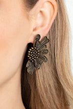 Load image into Gallery viewer, Farmstead Meadow - Brass Paparazzi Earrings