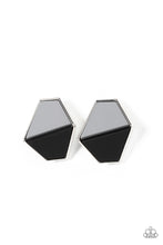 Load image into Gallery viewer, Generically Geometric - Black Paparazzi Earrings