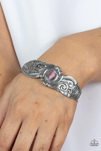 Glowing Enchantment - Purple Paparazzi Bracelet