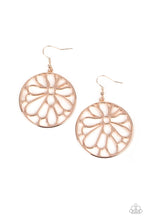 Load image into Gallery viewer, Glowing Glades - Rose Gold Paparazzi Earrings