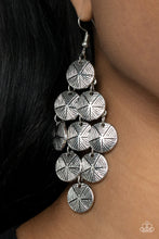 Load image into Gallery viewer, How Chime Flies - Silver Paparazzi Earring