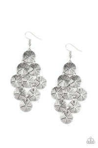 How Chime Flies - Silver Paparazzi Earring