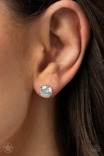 Load image into Gallery viewer, Just In Timeless - White Paparazzi Earrings