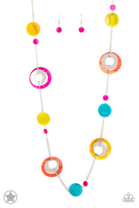 Kaleidoscopically Captivating - Multi Color Blockbuster Paparazzi Necklace