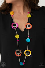 Load image into Gallery viewer, Kaleidoscopically Captivating - Multi Color Blockbuster Paparazzi Necklace