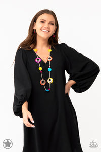 Kaleidoscopically Captivating - Multi Color Blockbuster Paparazzi Necklace