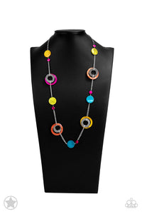 Kaleidoscopically Captivating - Multi Color Blockbuster Paparazzi Necklace