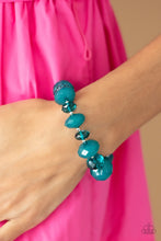 Load image into Gallery viewer, Keep Glowing Forward - Blue Paparazzi Bracelet