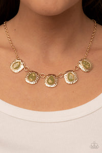 Mayan Masterpiece - Green Paparazzi Necklace