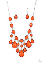 Load image into Gallery viewer, Mediterranean Mystery - Orange Paparazzi Necklace