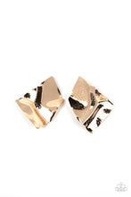 Load image into Gallery viewer, Modern Maverick - Gold Paparazzi Earrings