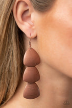 Load image into Gallery viewer, Modishly Metallic - Copper Paparazzi Earrings