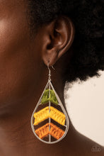 Load image into Gallery viewer, Nice Threads - Multi Color Paparazzi Earrings