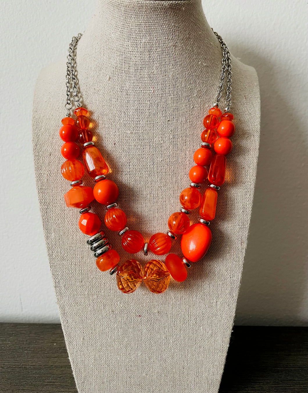 Pina Colada Paradise - Orange Paparazzi Necklace