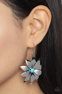 Pinwheel Prairies - Blue Paparazzi Earrings