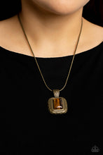 Load image into Gallery viewer, Right Hand Talisman - Brass Paparazzi Necklace