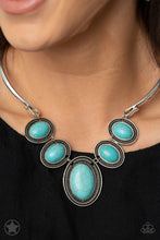 Load image into Gallery viewer, River Ride - Blue Blockbuster Paparazzi Necklace