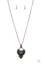 Load image into Gallery viewer, Solar Energy - Copper Paparazzi Necklace