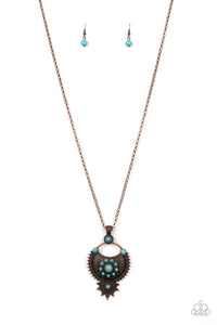 Solar Energy - Copper Paparazzi Necklace