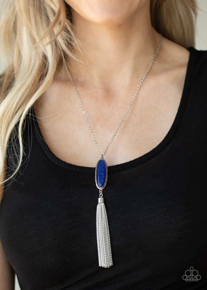 Stay Cool - Blue Paparazzi Necklace