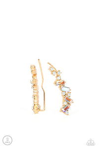 Stay Magical - Gold Paparazzi Earrings