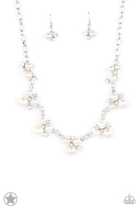 Toast To Perfection - White Blockbuster Paparazzi Necklace