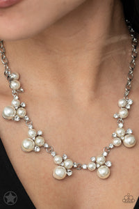 Toast To Perfection - White Blockbuster Paparazzi Necklace