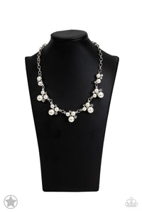 Toast To Perfection - White Blockbuster Paparazzi Necklace