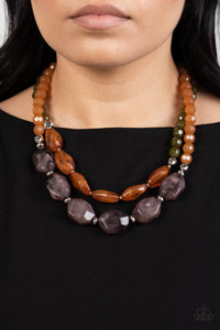 Tropical Trove - Multi Color Paparazzi Necklace