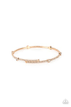 Load image into Gallery viewer, Upgraded Glamour - Gold Paparazzi Bracelet