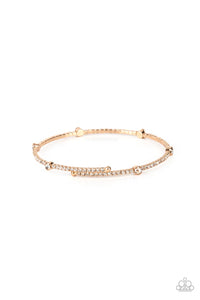 Upgraded Glamour - Gold Paparazzi Bracelet