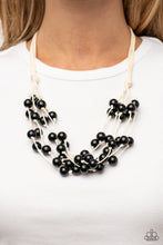 Load image into Gallery viewer, Yacht Catch - Black Paparazzi Necklace