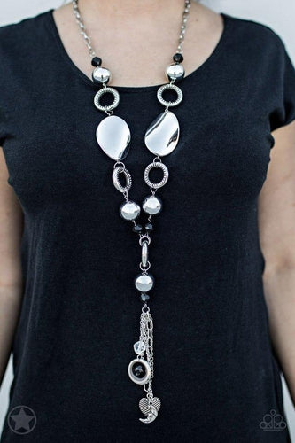 Total Eclipse Of The Heart - Silver Blockbuster Paparazzi Necklace